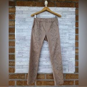 Bevy Flog Dana tan snake print joggers pants size 24